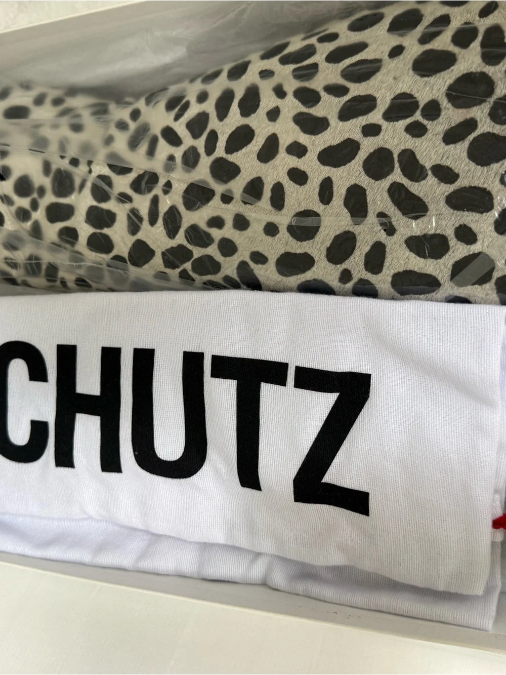 SCHUTZ Maryann Up Curve Calf Hair Boots Sz 7